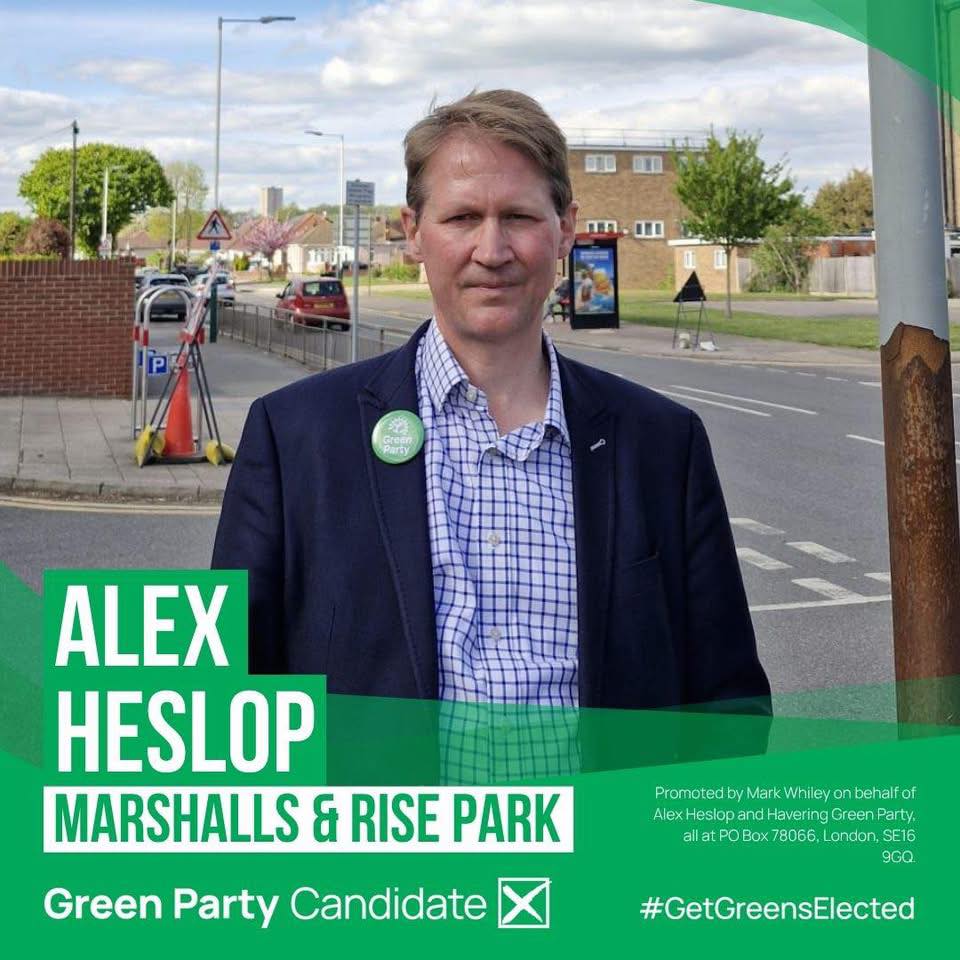 Alex Rafter Daily Alex Heslop Green Party – The Havering Daily